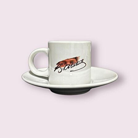 Atatürk Temalı Türk Kahvesi Fincanı