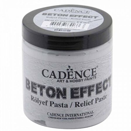 Cadence Yayınları Beton Efekti Rölyef Pasta 250 ml