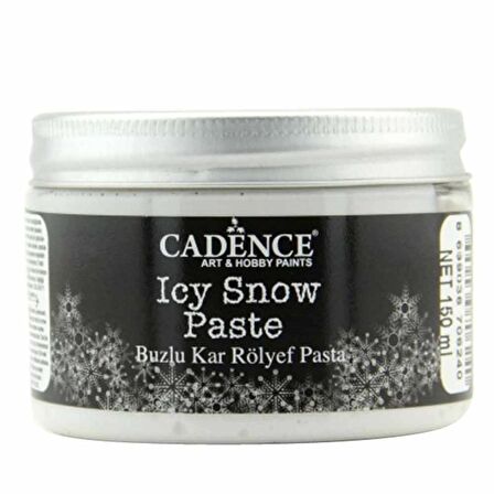 Cadence Yayınları Buzlu Kar Rölyef Pasta 150ml