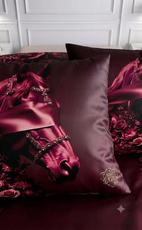 Özel Tasarım Marka 240*260 Cm Çift Kişilik Nevresim Takımı Organik Pamuk Saten Luxury Ranforce Premium Kumaş King Deluxe Boy Uhd Canlı Baskı At lar siyah kahverengi kırmızı beyaz at