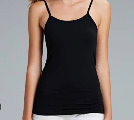 5 adet İp Askılı Licralı Penye Atlet