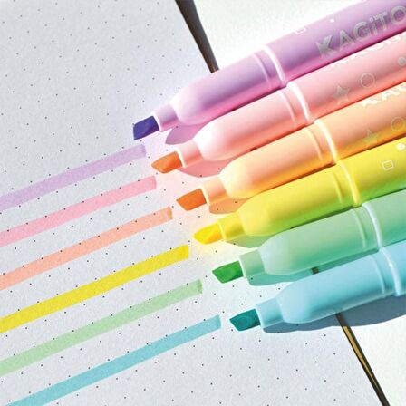 Art Tone Pastel Fosforlu Kalem Seti 6'lı (Highlighter)