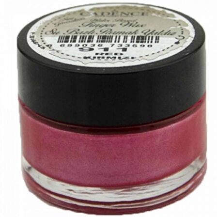 Cadence Yayınları Parmak Yaldız 20ml Kırmızı 911