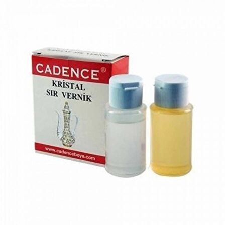 Cadence Yayınları Kristal Sır Vernik 40ml+40ml