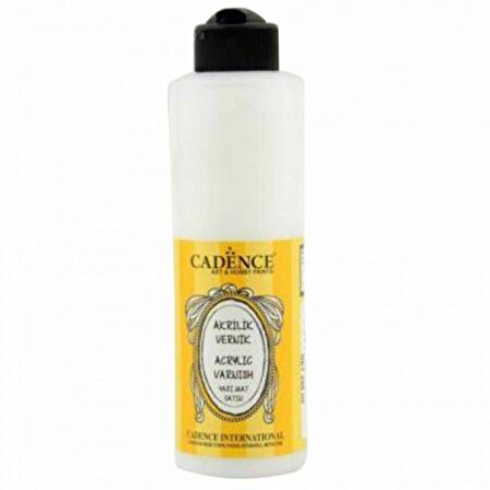 Cadence Yayınları Su Bazlı Yarı Mat Satin Vernik 750ml