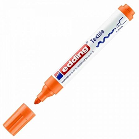 Edding Tekstil Markör Kalemi 4500 2-3mm Turuncu 06