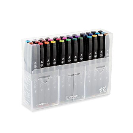 Shinhan Art Touch Twin Marker Pen : Çift Uçlu Marker Kalemi : 36LI SET