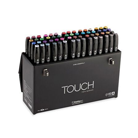 Shinhan Art Touch Twin Marker Pen : Çift Uçlu Marker Kalemi : 60LI SET A