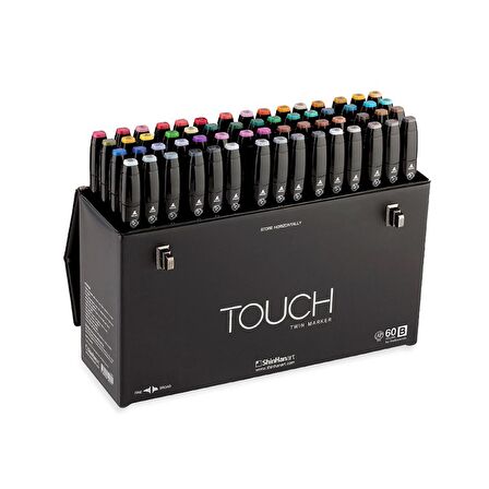 Shinhan Art Touch Twin Marker Pen : Çift Uçlu Marker Kalemi : 60LI SET B