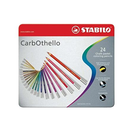 Stabilo CarbOthello Pastel Kalem Seti 24lü