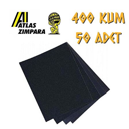 Atlas 188 Su Zımparası 400 Kum - 50 Adet