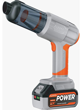 Auhma Ahv-21 25.000MAH Çift Bataryalı Ultra Çekim Güçlü Çantalı Araç Temizleme Süpürgesi