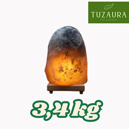 çankırı doğal model tuz lambası 3,4 kg ağırlığında
