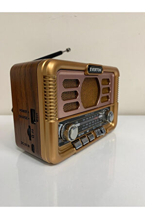 Usb Bt Radyo Nostajık Solar Paneli Müzik Çalar Rt-671