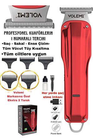 V-0085B Saç Sakal Ense Çizim Lazer Öncesi Kişisel Bakım Unisex Tıraş Makinesi