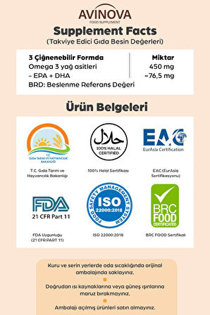 Omega 3 Fish Oil Çocuklar Için Çikolata Kaplı Çiğnenebilir Form; Epa, Dha Içerikli