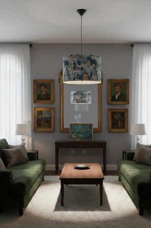 Kış Masalı Sarkıt Avize 30 x 20 Cm