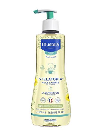 Mustela Stelatopia Huile Lavante Temizleyici Bebek Yağı 500 ml