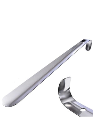 #Kerata Metal Paslanmaz Sağlam Uzun Lüks Ergonomik Çelik Krom Kaplama Ayakkabı Çekeceği Kerata 75 Cm