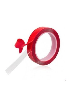#Bant Şeffaf Güçlü Montaj Yapışkanlı Dayanıklı Çift Taraflı Akrilik Silikonize Bant 18 Mm x 2 Metre