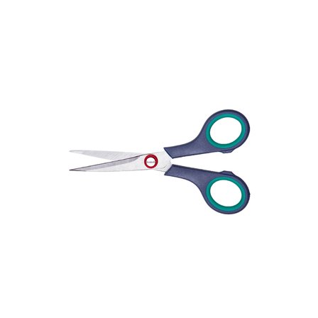 #Makas Çelik Ağızlı Plastik Saplı Keskin Ofis Okul Ev Kumaş Dikiş Kağıt Kesme Hobi Şık Makas 14 Cm