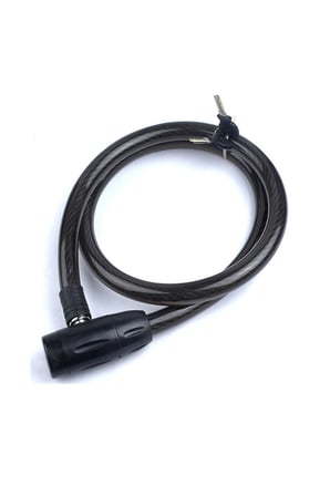 #Kilit Sağlam Halat Yüksek Güvenlikli 2 Anahtarlı Motor Tam Koruma 150 Cm 20 Mm Motosiklet Kilidi