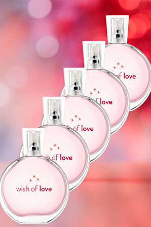 5'li Wish Of Love Kadın Parfüm Edt 50 ml