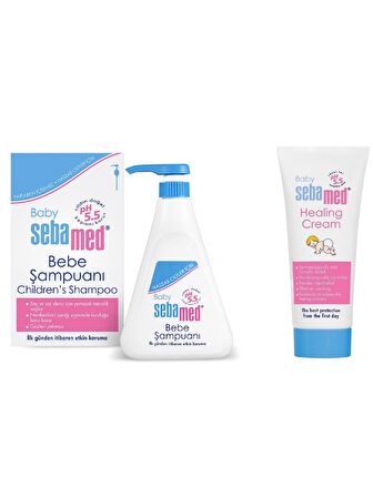 Sebamed Bebe Şampuanı 500 ml- Sebamed Bebe Bez Bölgesi Bakım Kremi 50 ml