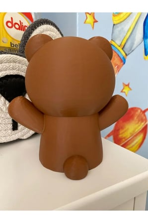 Sevimli Ayıcık Kumbara, 15 CM Çocuk Kumbarası, Kumbara, Renk seçeneği mevcut, Sert Plastik