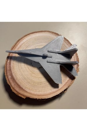 Mig-29 Fulcrum Ve Mig-29 Fulcrum Yapım Kiti - Beyaz - 8cm