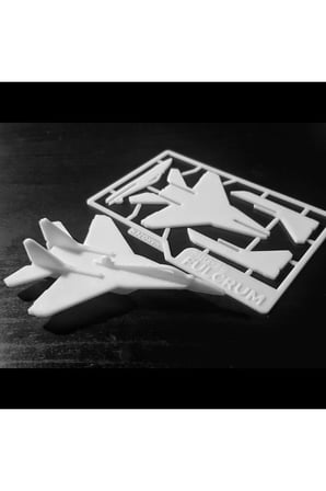 Mig-29 Fulcrum Ve Mig-29 Fulcrum Yapım Kiti - Beyaz - 8cm