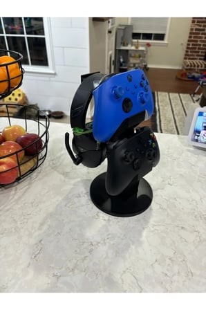 Özel Tasarım İkili Xbox Kol Tutucu ve Kulaklık Standı, İkili Xbox Kol Standı İkili Joystick Standı