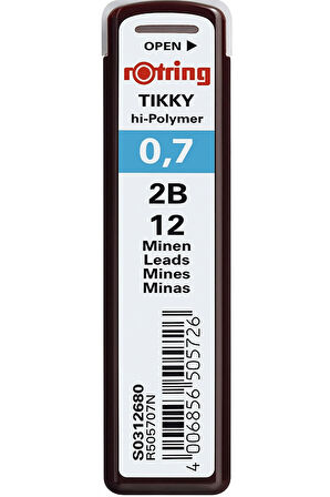 Tikky Mekanik Kurşun Kalem, Uç ve Silgi Seti, 0,7 mm Kalem