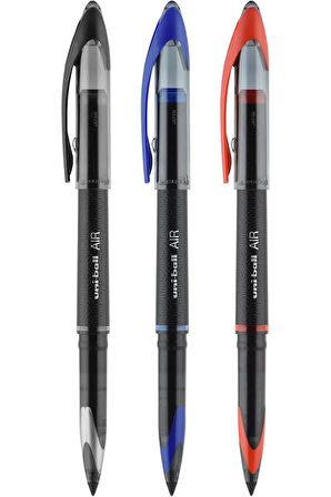 Uni-Ball Roller Kalem Aır 0.5 MM UBA-188-M (1 Adet Kırmızı+1 Adet Mavi+1 Adet Siyah)