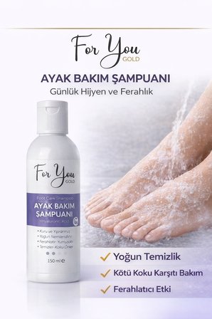 Ayak ve Tırnak Bakım Seti - Koku, , Mantar Ayak ve Tırnak Bakım Sprey + Ayak Şampuan 2'li Set