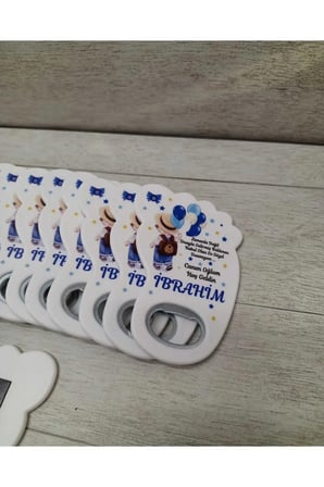 20 Adet Ayak Magnet Açacak Yeni Doğan, Doğum Günü, Sünnet, Nişan, Söz, Düğün Hediyelik