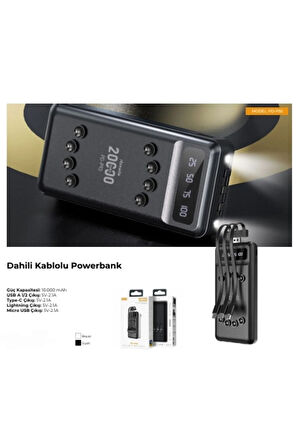 Dahili Kablolu Powerbank