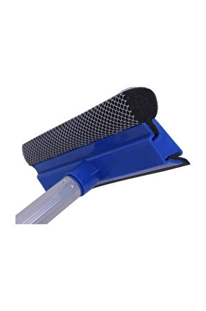 2 Adet Teleskopik Camsil Çekçek Mikrofiber Cam Silme Aparatı