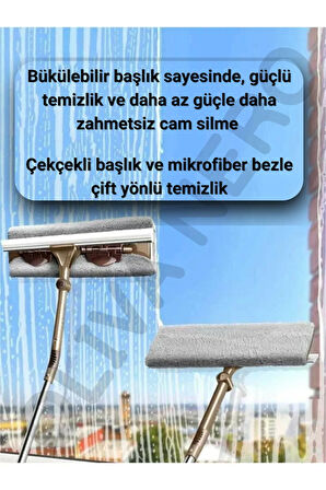 Cam Silme Aparatı Teleskopik Camsil