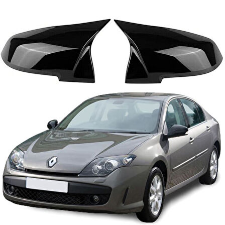 Renault Laguna 3 07-14 Araca Özel Batman Yarasa Ayna Kapağı Pianoblack