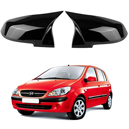 Hyundai Getz Araca Özel Batman Yarasa Ayna Kapağı Pianoblack