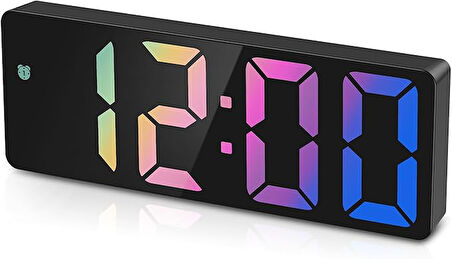 Zaman Göstergeli Elektronik LED Masaüstü Saat