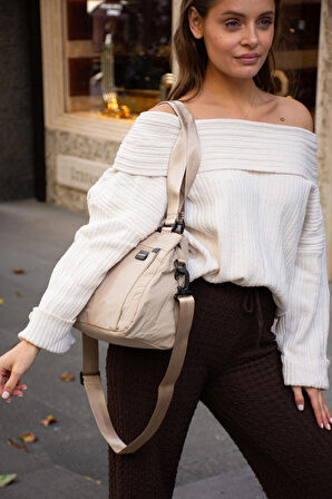 Sanmorris Kadın Orta Boy Çok Gözlü Spor,Günlük Seyahata Uygun El Ve Omuz Çantası