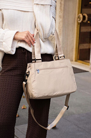 Sanmorris Kadın Orta Boy Çok Gözlü Spor,Günlük Seyahata Uygun El Ve Omuz Çantası