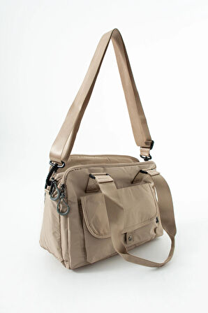 Sanmorris Kadın Çok Gözlü Suya Dayanıklı Seyahat, El Ve Omuz Çantası 6016