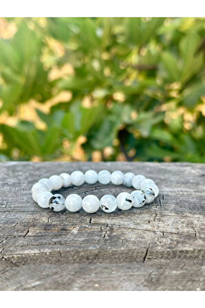 8 mm Aytaşı Kadın Erkek Doğal taş Bileklik