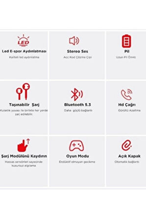 Omix Tüm Modellerle Uyumlu Powerbank Anc Özellikli Bluetooth Kulaklık