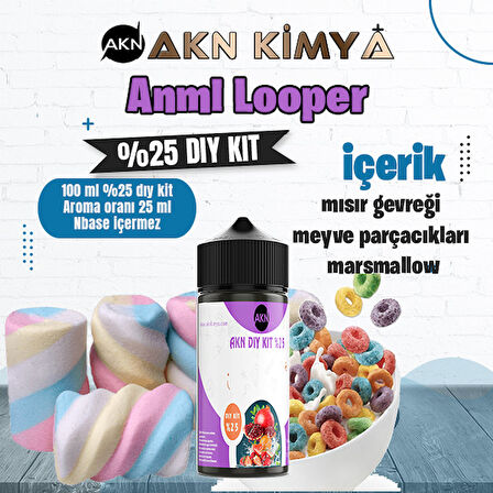 Anml Looper Yoğun Dıy Kit Meyveli Mısır Gevreği Gıda Aroması %25 Oranda Aroma İçerir (Hazır Değildir )