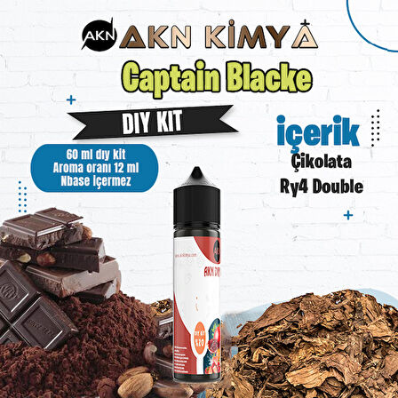 Captain Blacke Dıy Kit Gıda Aroması %20 Oranda Aroma İçerir (Hazır Değildir )