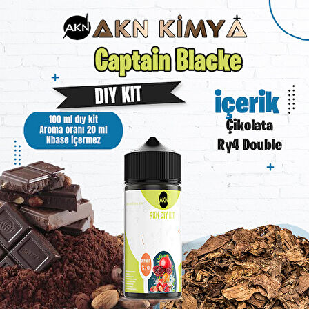Captain Blacke Dıy Kit Gıda Aroması %20 Oranda Aroma İçerir (Hazır Değildir )